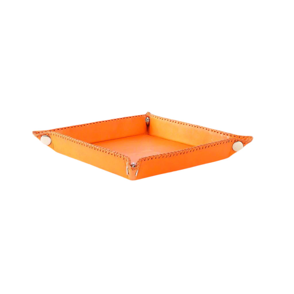 Small Catch All Leather Tray