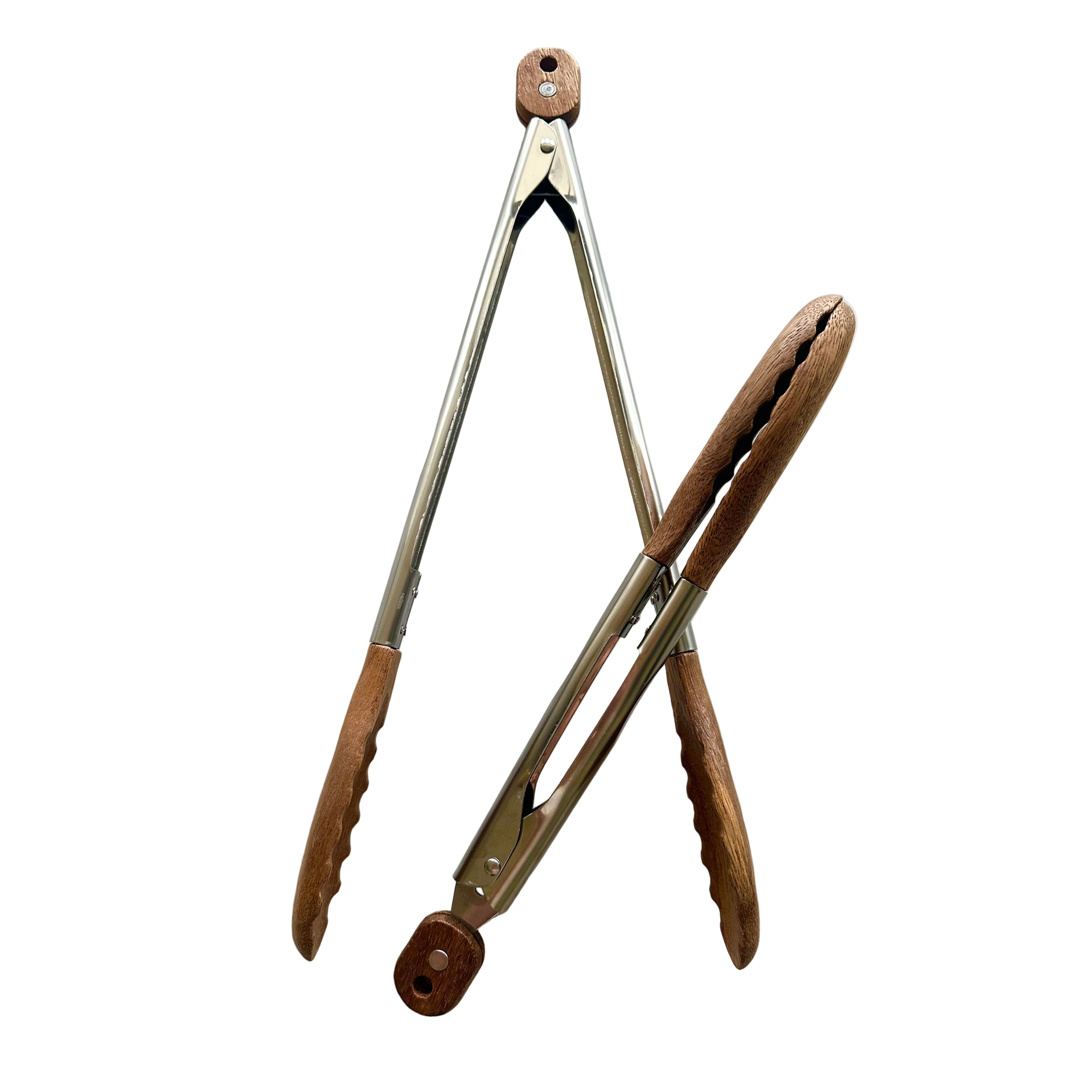 Acacia Wood Tongs, Set of 2
