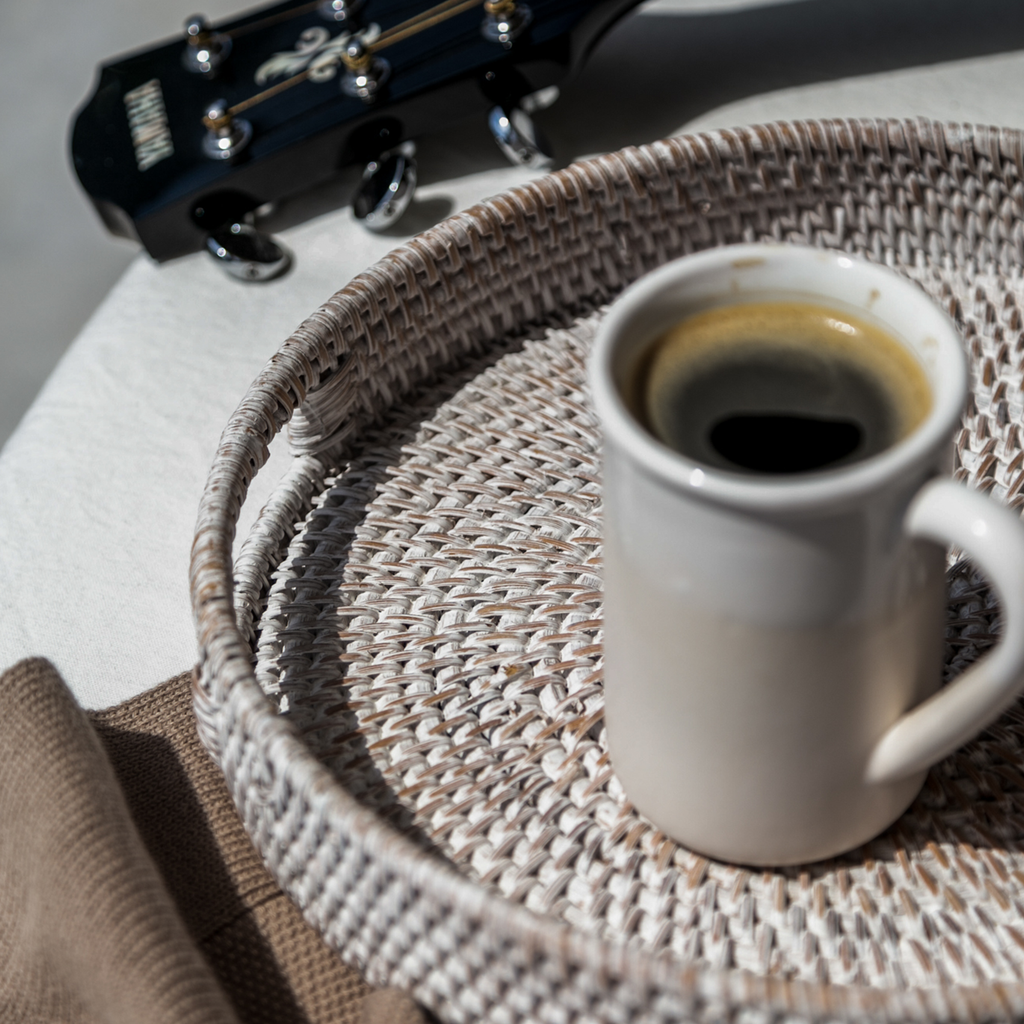 Round Rattan Tray | 2 sizes