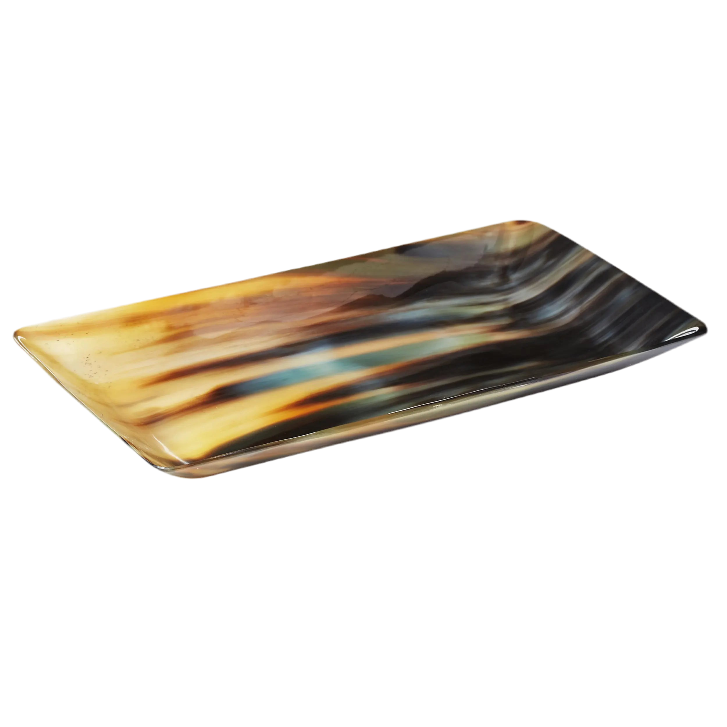 Decorative Horn Tray |  4x7 inch