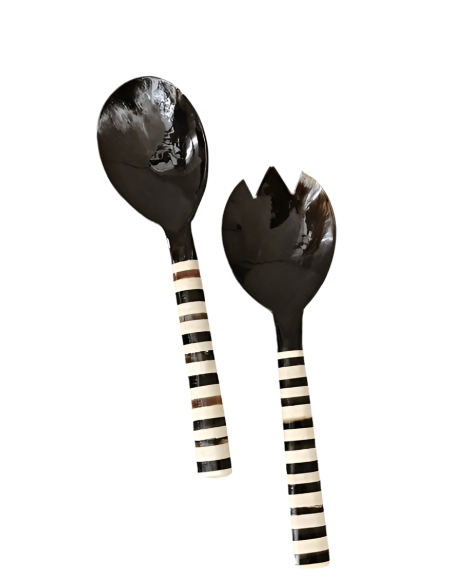 Horn Salad Servers | Set of 2