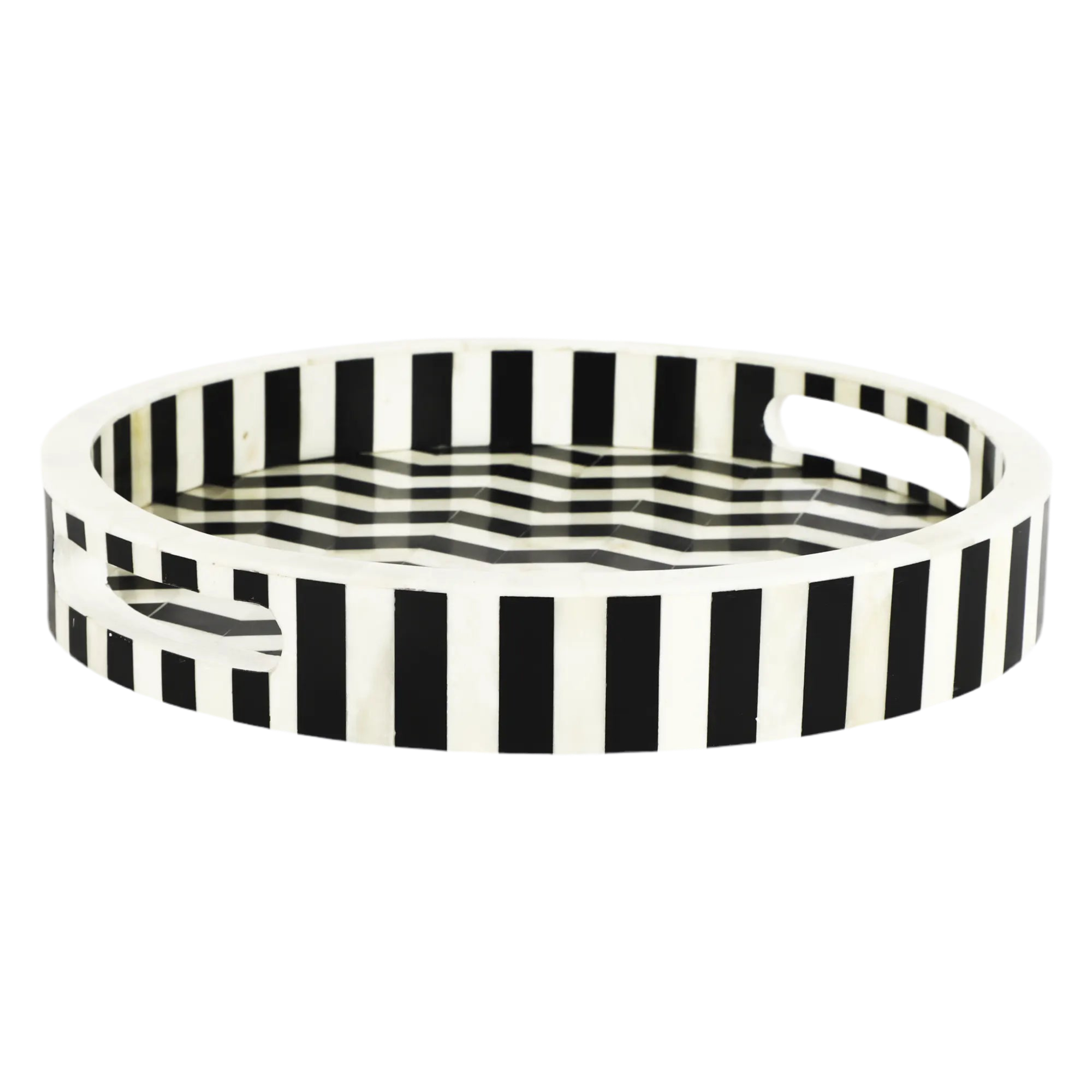 Decorative Tray Athens Dinami Pattern Resin Inlay Tray