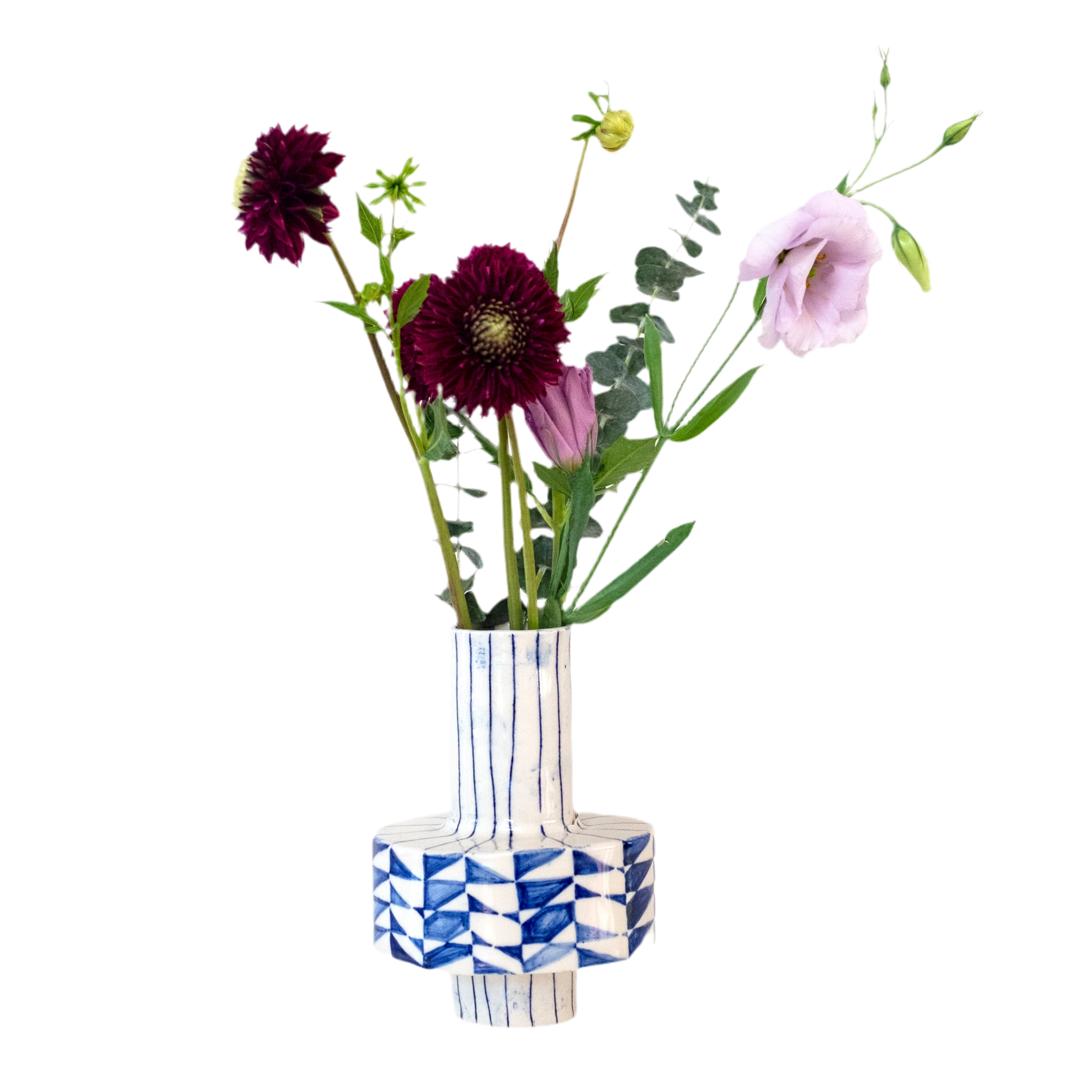 Handmade painted vase | Experiment No. 5