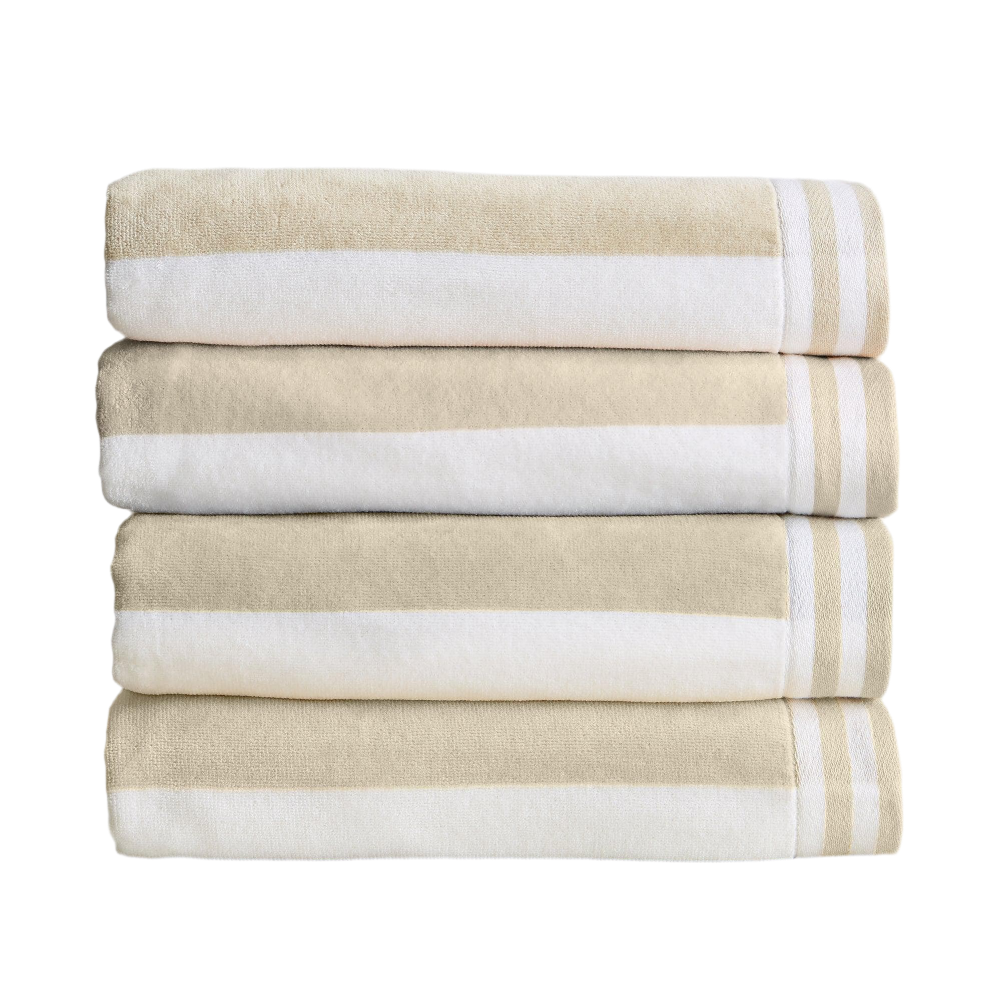 Striped Cabana Beach Towel | Set of 4