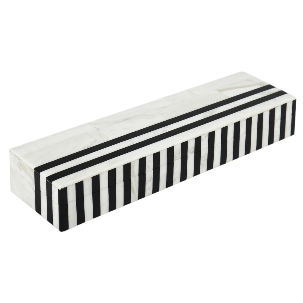 Mono Resin Inlay Decorative Storage Box | 7 Sizes