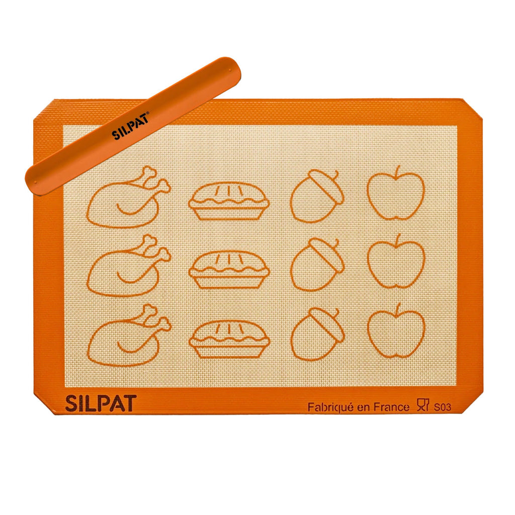 Silpat Thanksgiving Half Size Baking Mat | Limited Edition