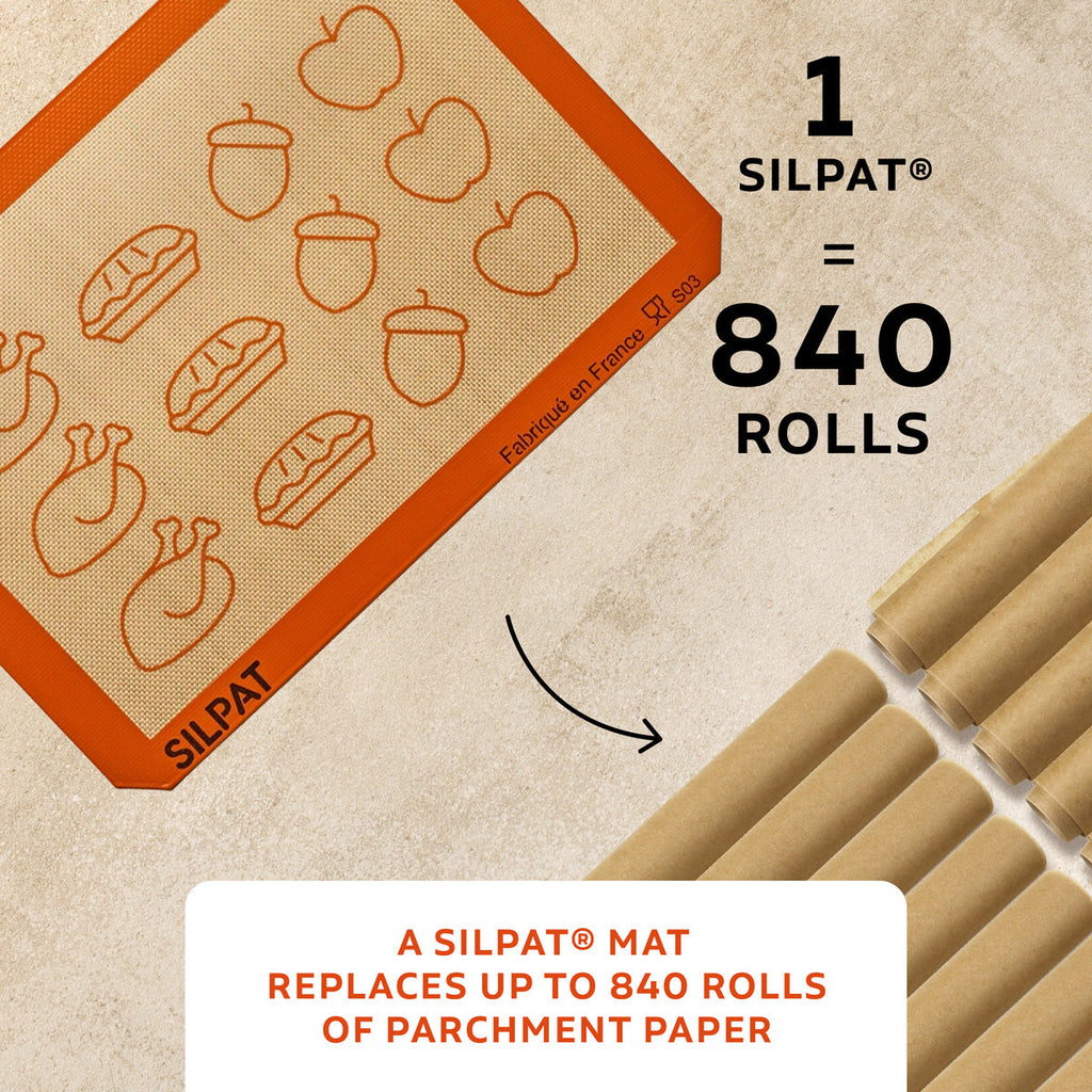 Silpat Thanksgiving Half Size Baking Mat | Limited Edition