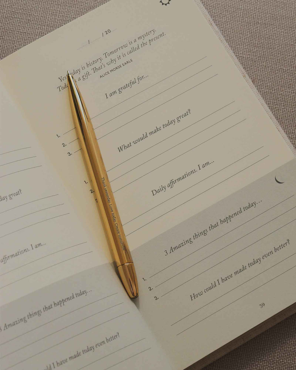 Gold Engraved Create Pen