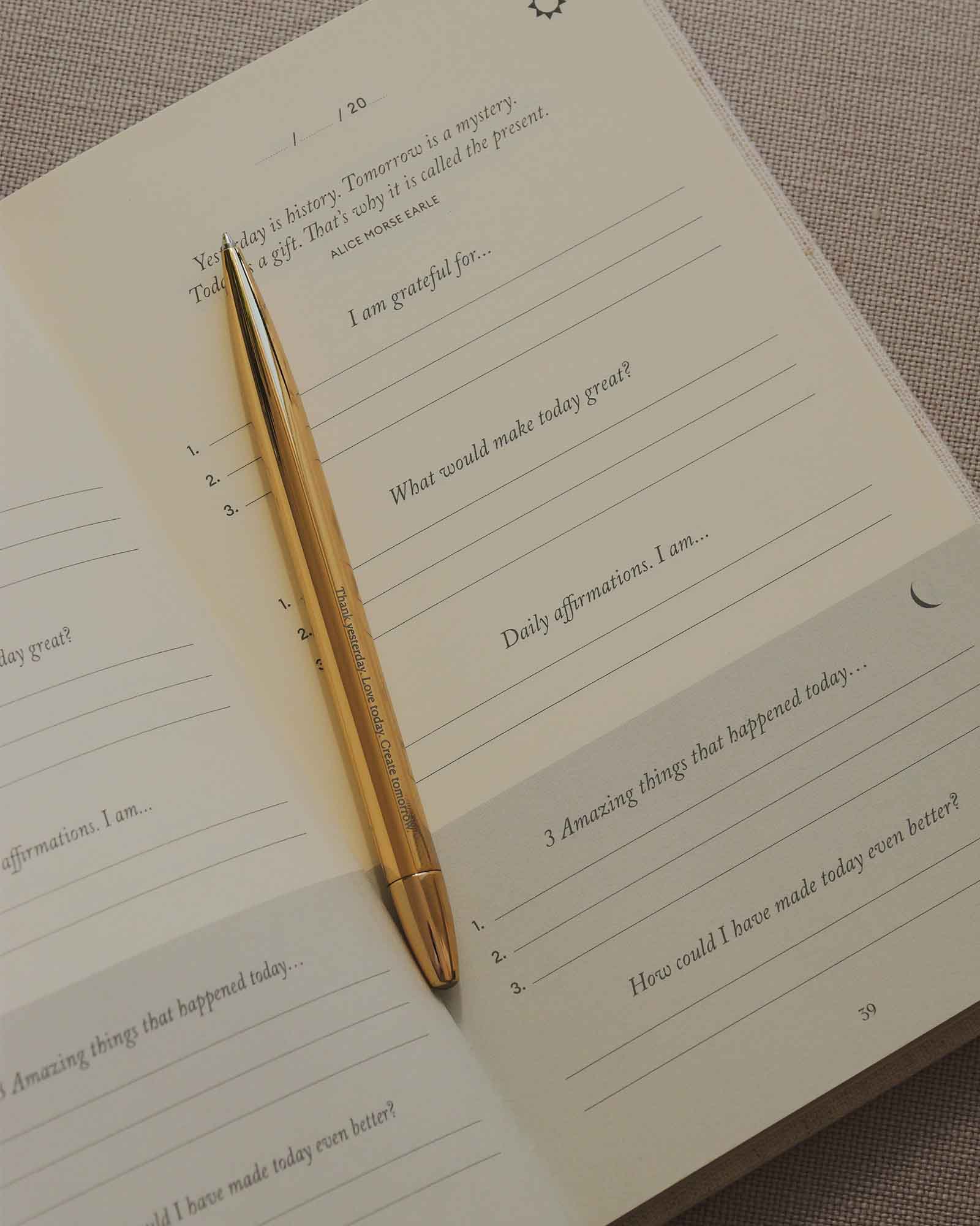 Gold Engraved Create Pen