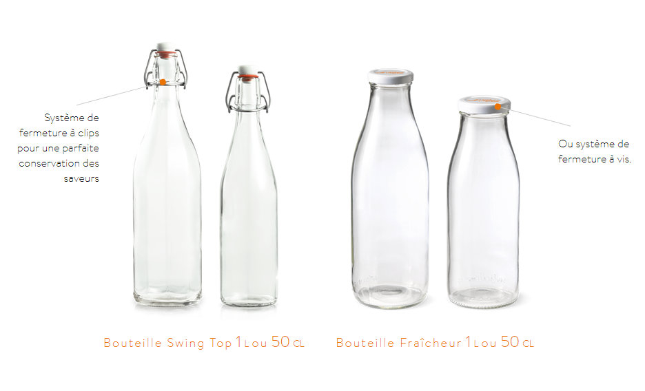 Le Parfait Bottles | Various sizes & sets