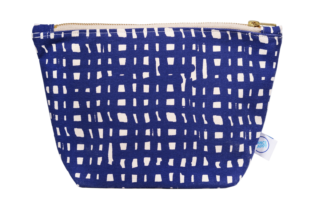 Ivy Cosmetic Bag - Blue