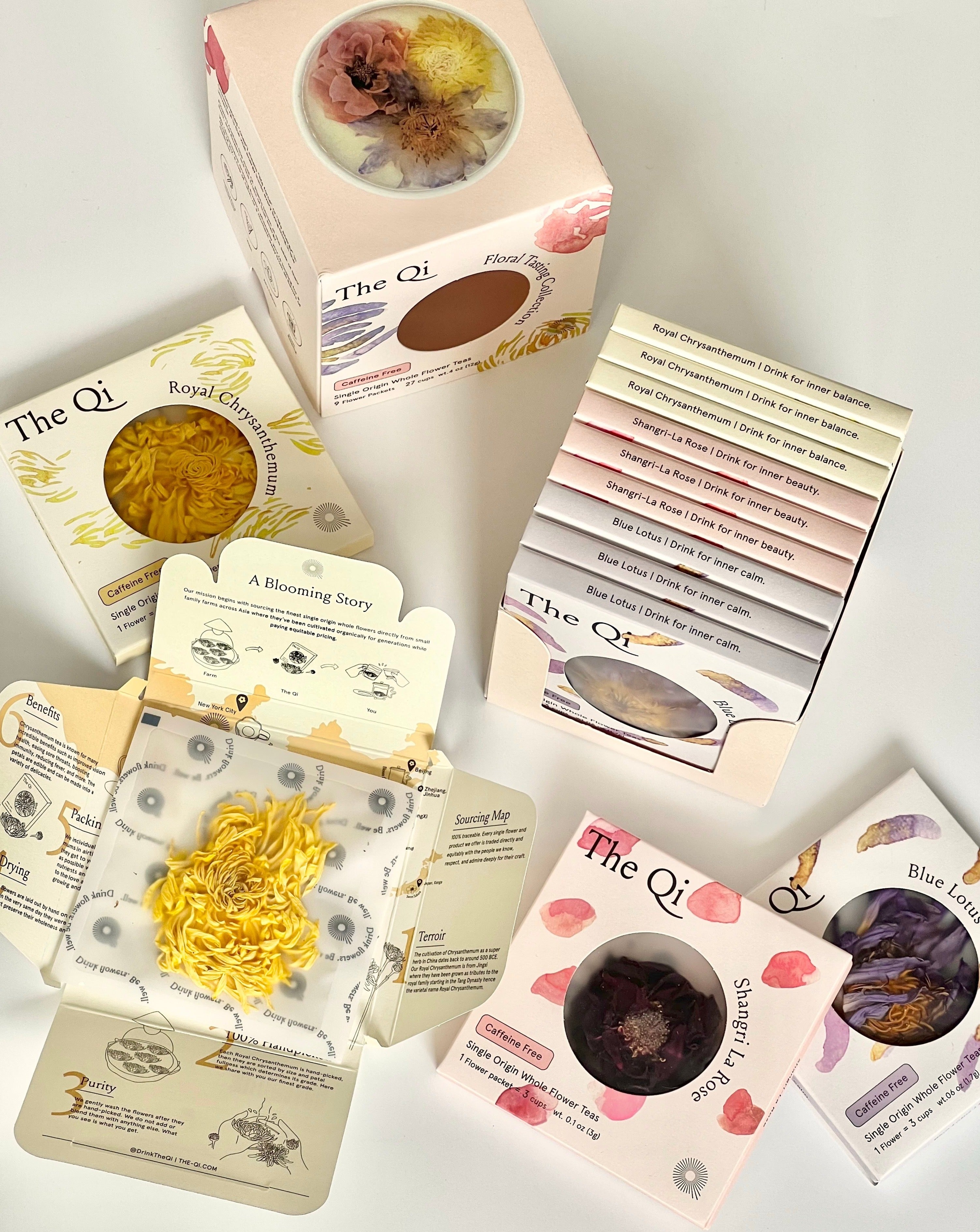 The Qi | Floral Collection Tea Variety Box
