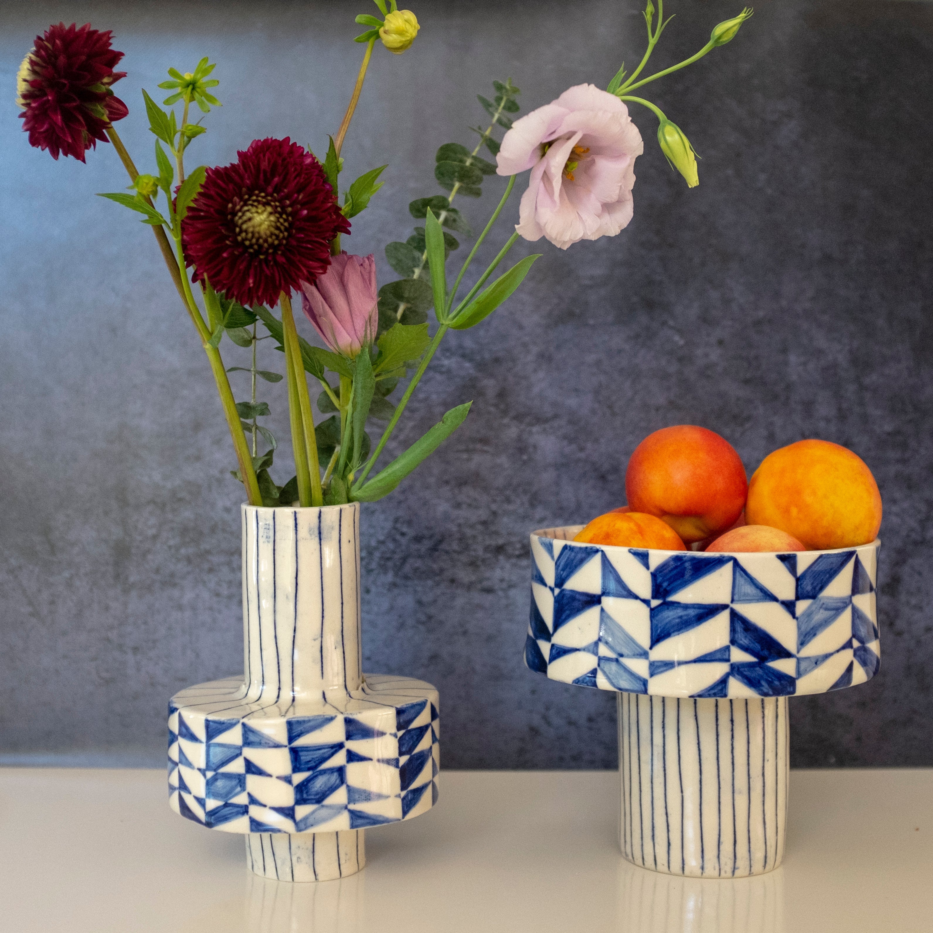 Handmade painted vase | Experiment No. 5