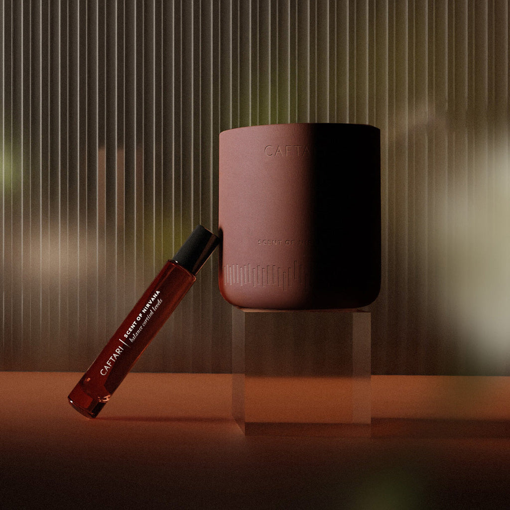 Scent of Nirvana Rollerball + Candle Bundle
