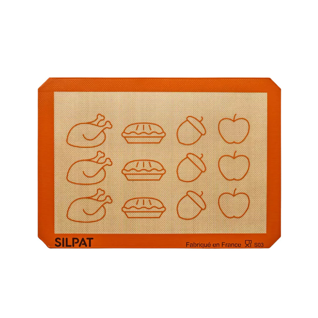Silpat Thanksgiving Half Size Baking Mat | Limited Edition