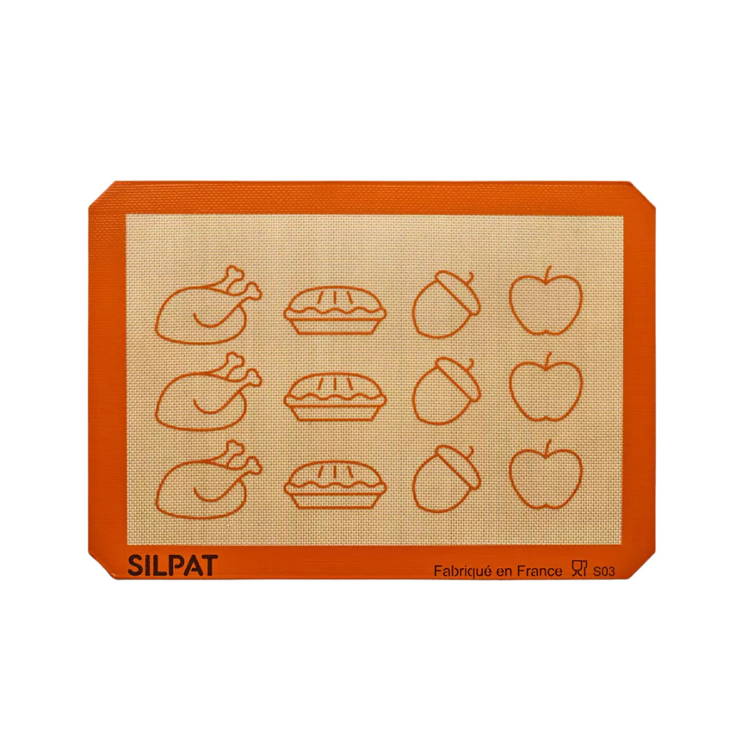 Silpat Thanksgiving Half Size Baking Mat | Limited Edition