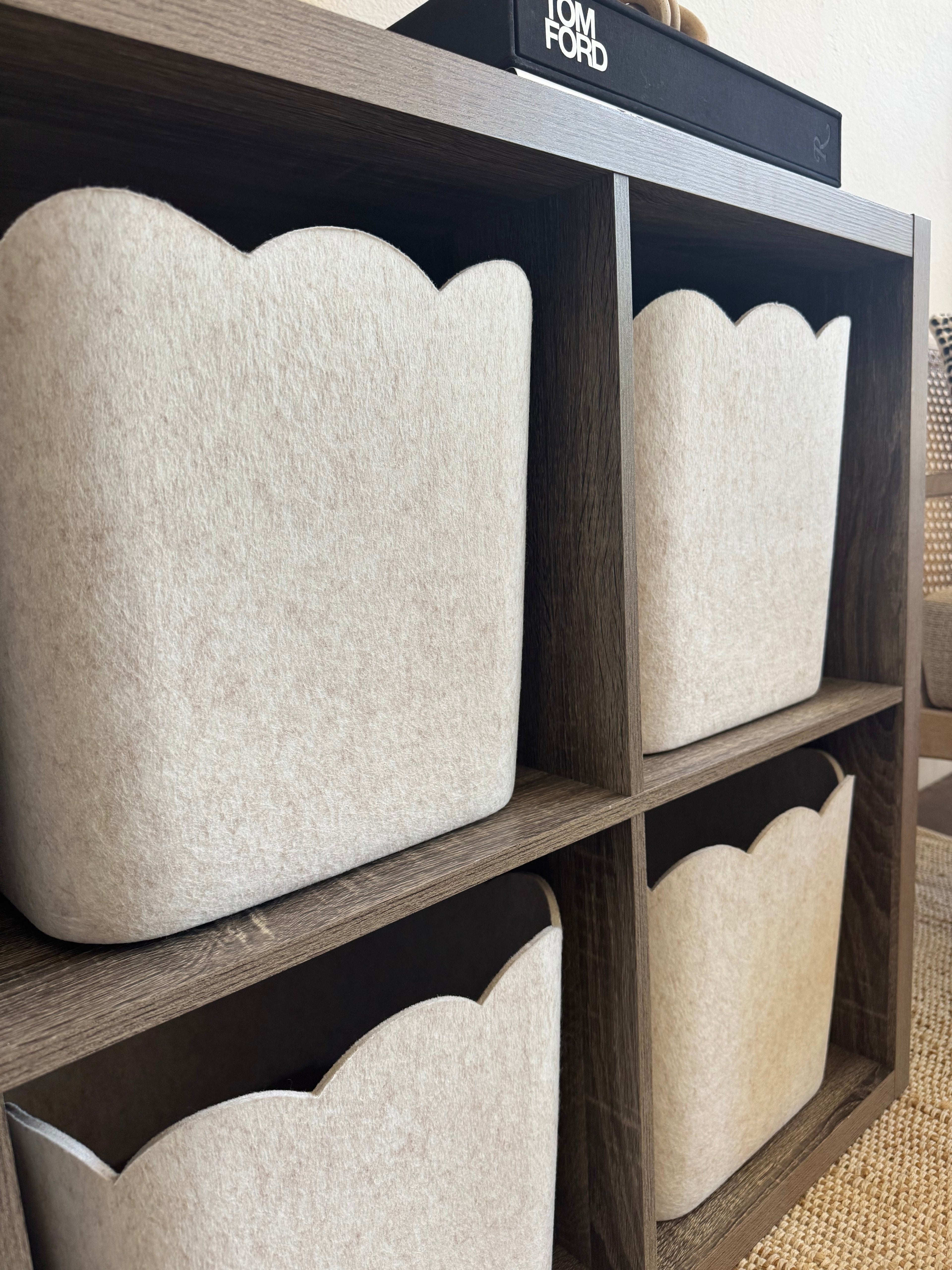 The Scalloped Bin - Original | Set of 3