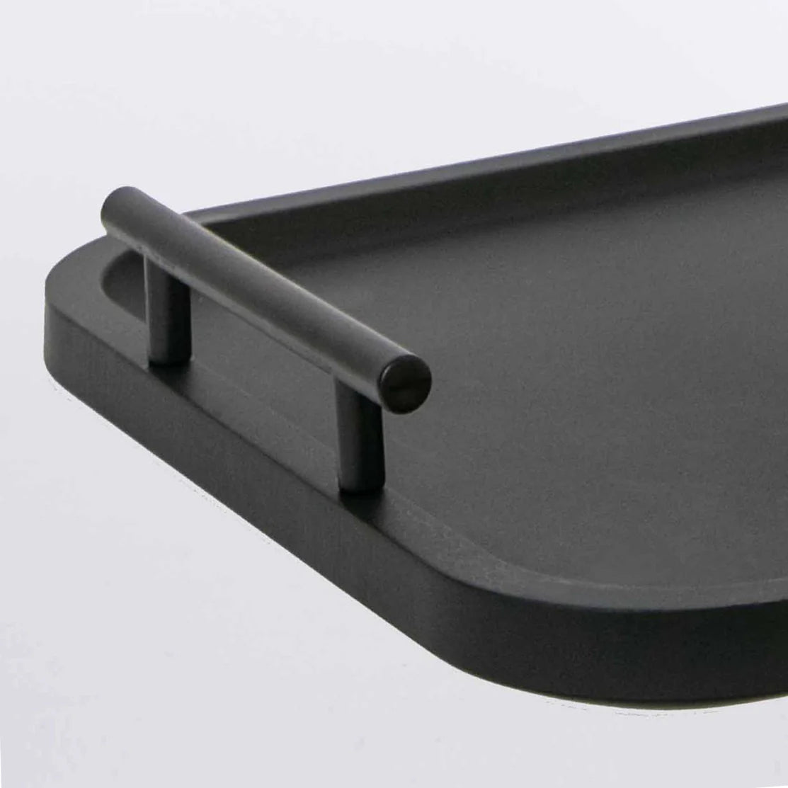 Ebonized Wood Trays | Set of 2