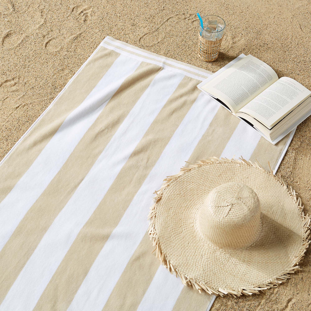 Striped Cabana Beach Towel | Set of 4