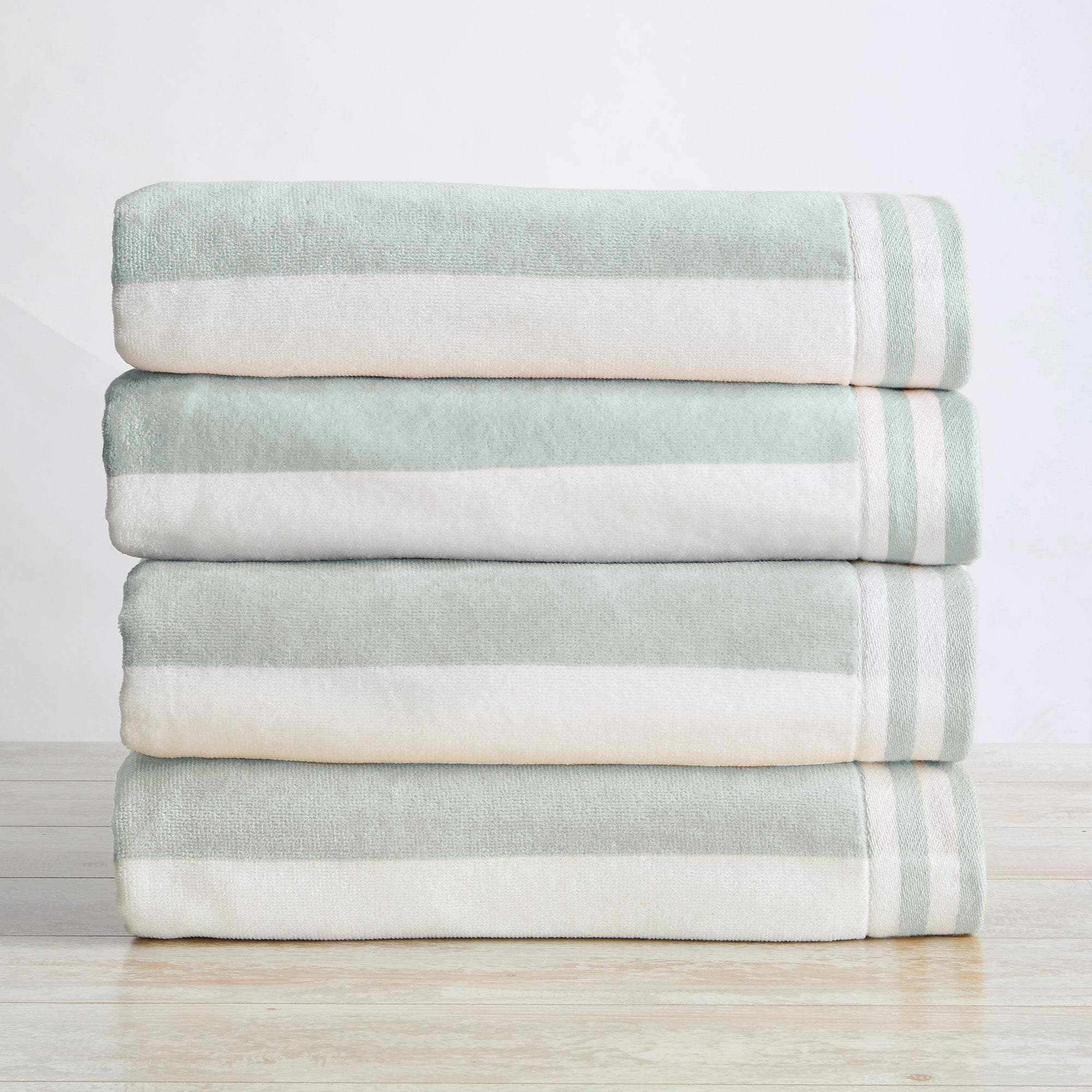 Striped Cabana Beach Towel | Set of 4