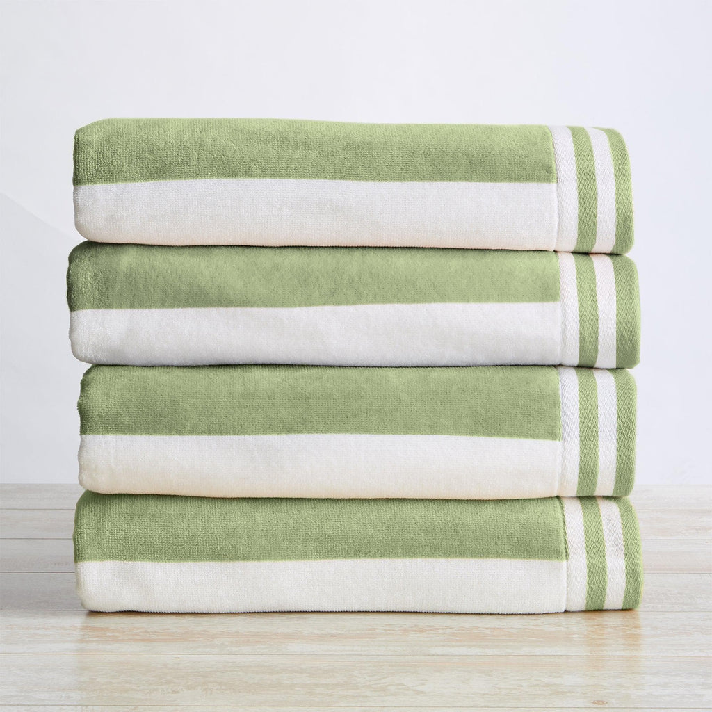 Striped Cabana Beach Towel | Set of 4