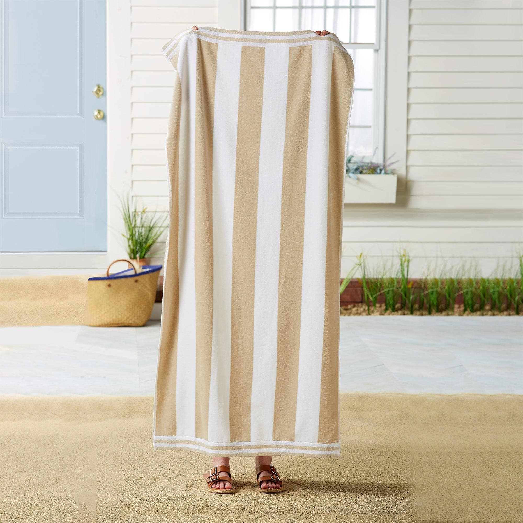 Striped Cabana Beach Towel | Set of 4