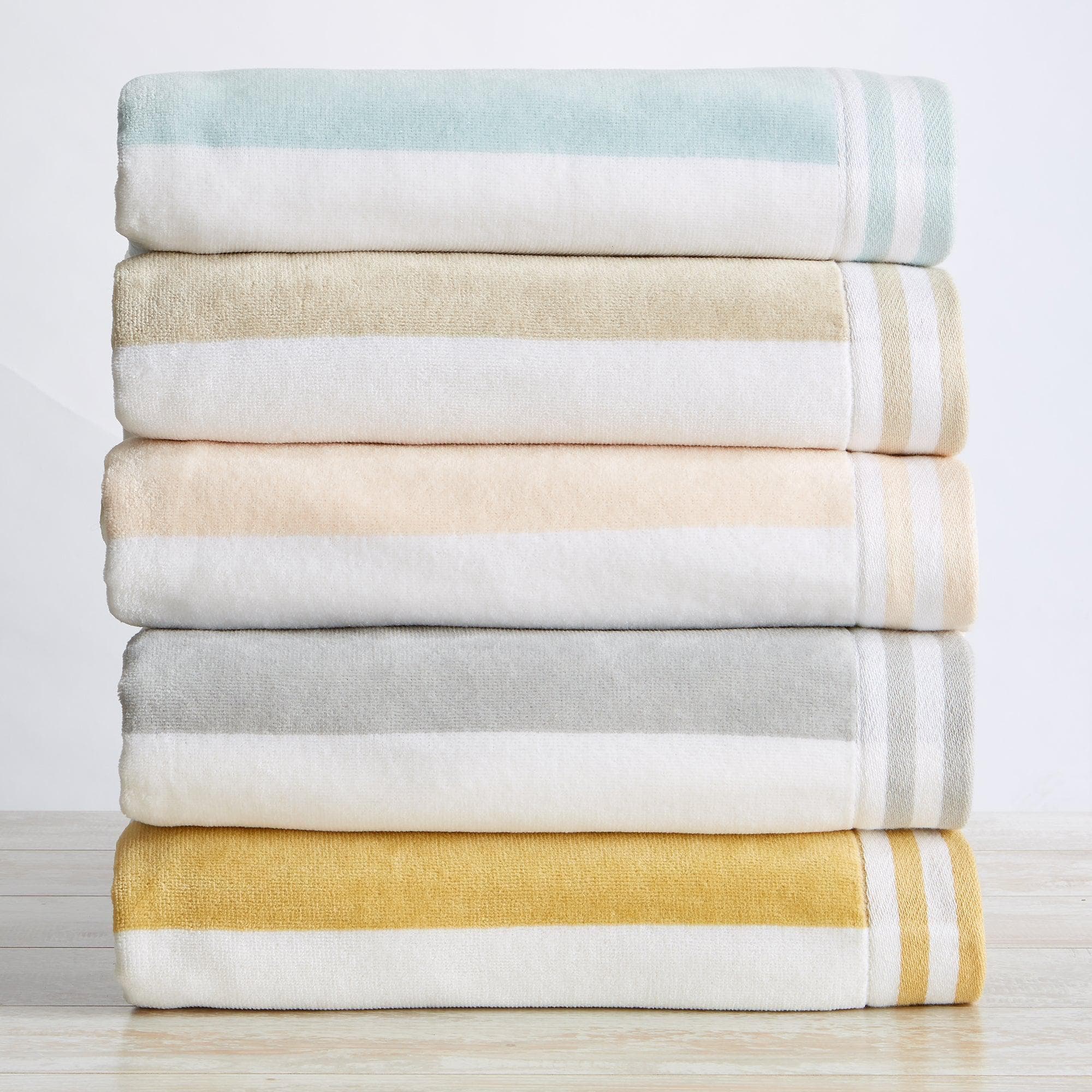 Striped Cabana Beach Towel | Set of 4