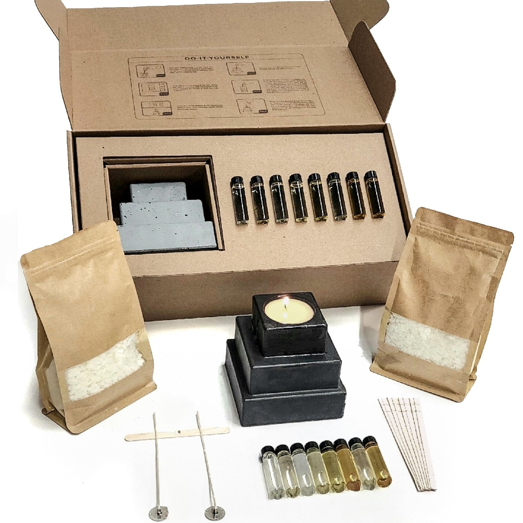 The Ziggurat DIY Candle Kit