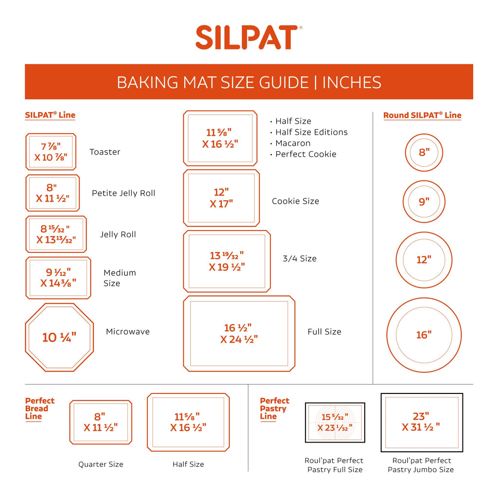 Silpat Thanksgiving Half Size Baking Mat | Limited Edition